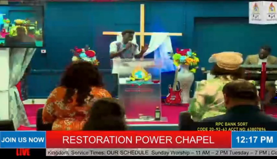 Restoration Power Chapel Sunday Service 21 November 2021